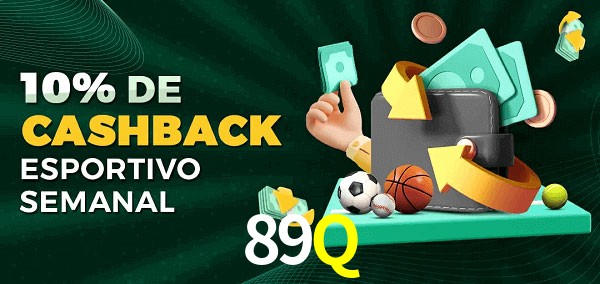 10% de bônus de cashback na 89Q