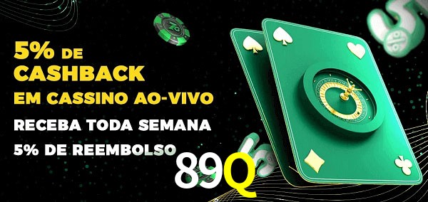 Promoções do cassino ao Vivo 89Q
